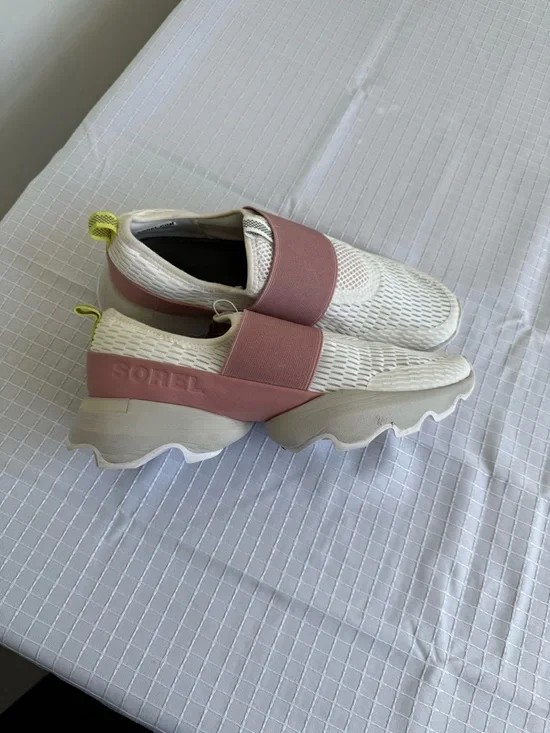 Sorel Womens Kinetic Impact Strap Sneaker White Pink 1999491101 - Picture 3 of 4